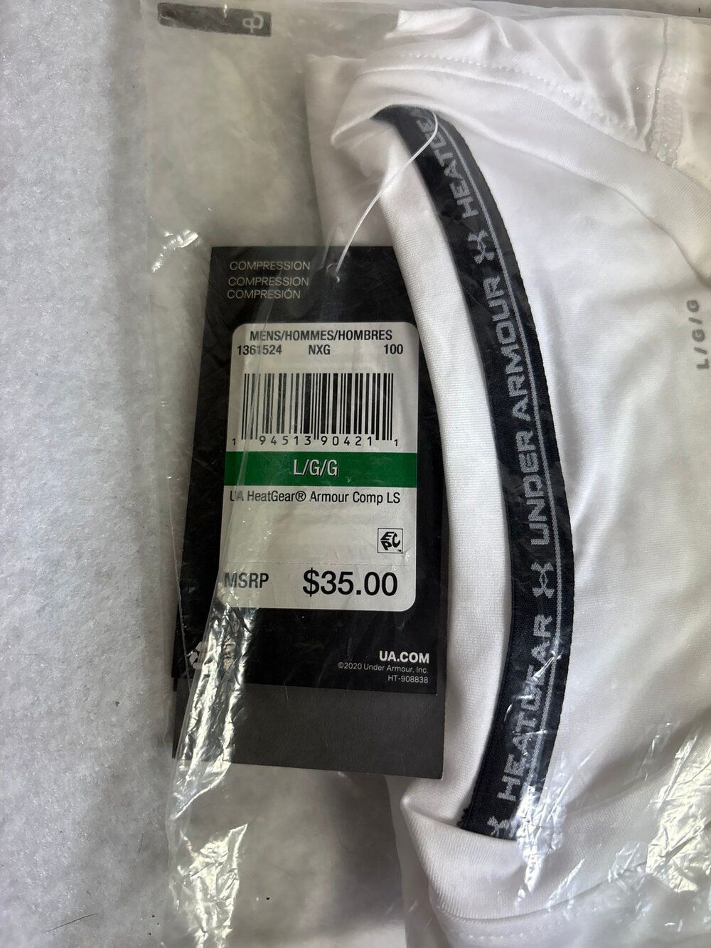 Men’s Under Armour Long Sleeve Compression Shirt NEW - Picture 3 of 4